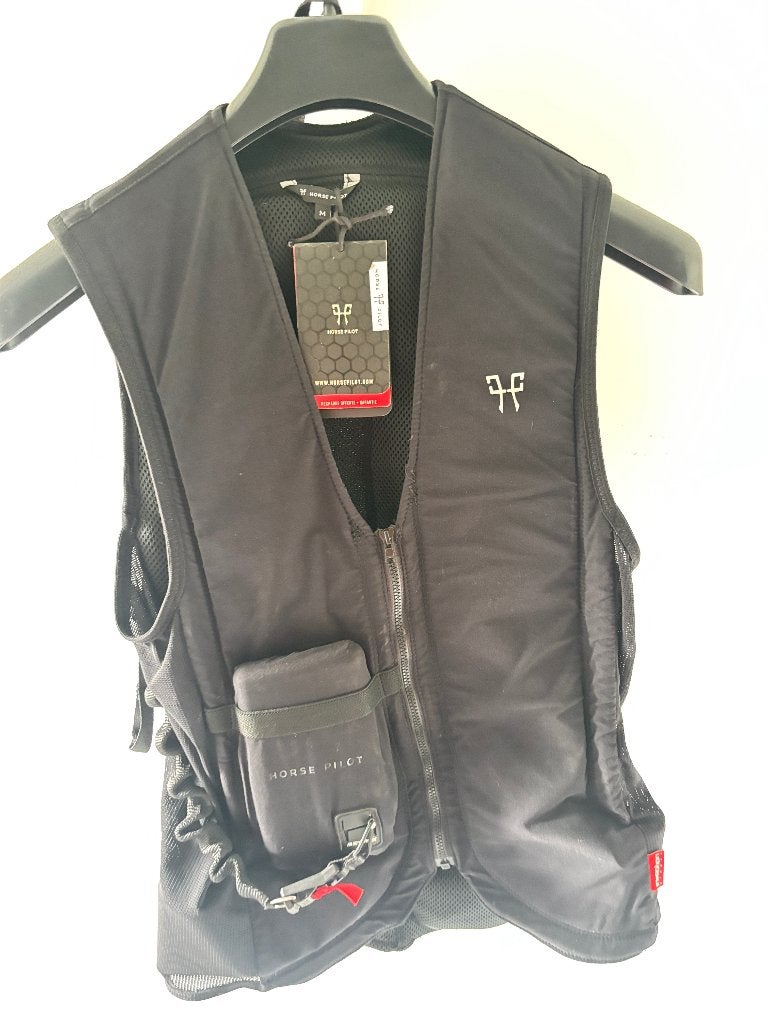 Airbag vest Horse pilot - nieuwstaat!, Dieren en Toebehoren, Overige merken, Ophalen of Verzenden, Zo goed als nieuw, Zwart