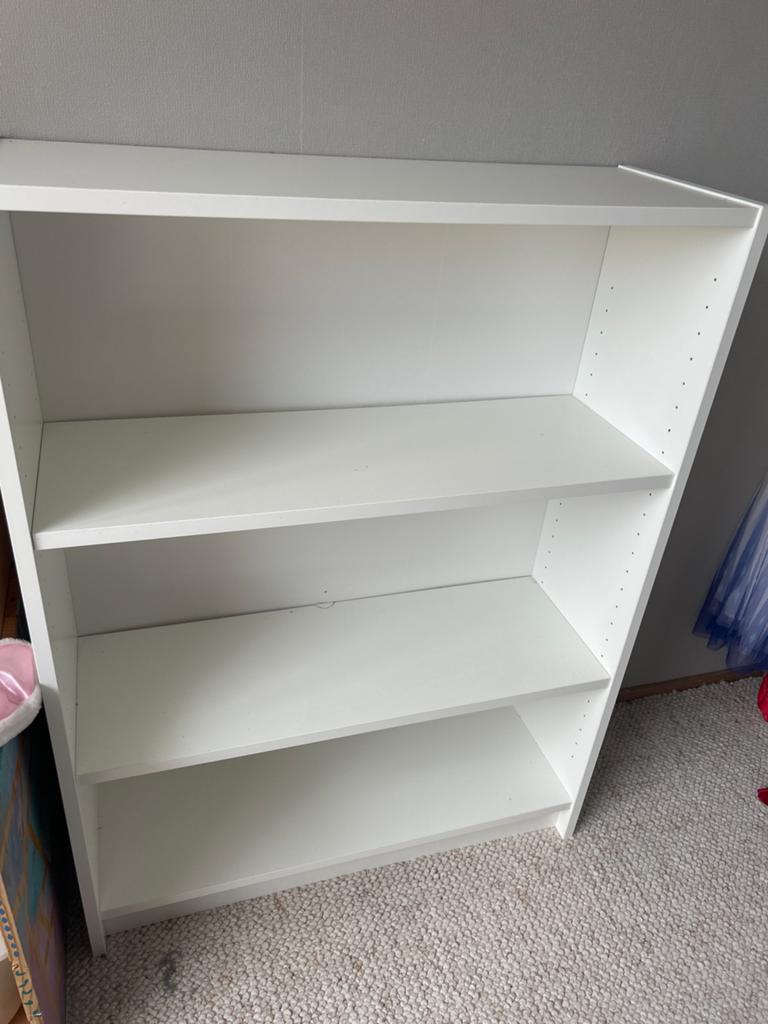 Ikea Billy boekenkast - half hoog, Ophalen, Met plank(en), Gebruikt, 100 tot 150 cm