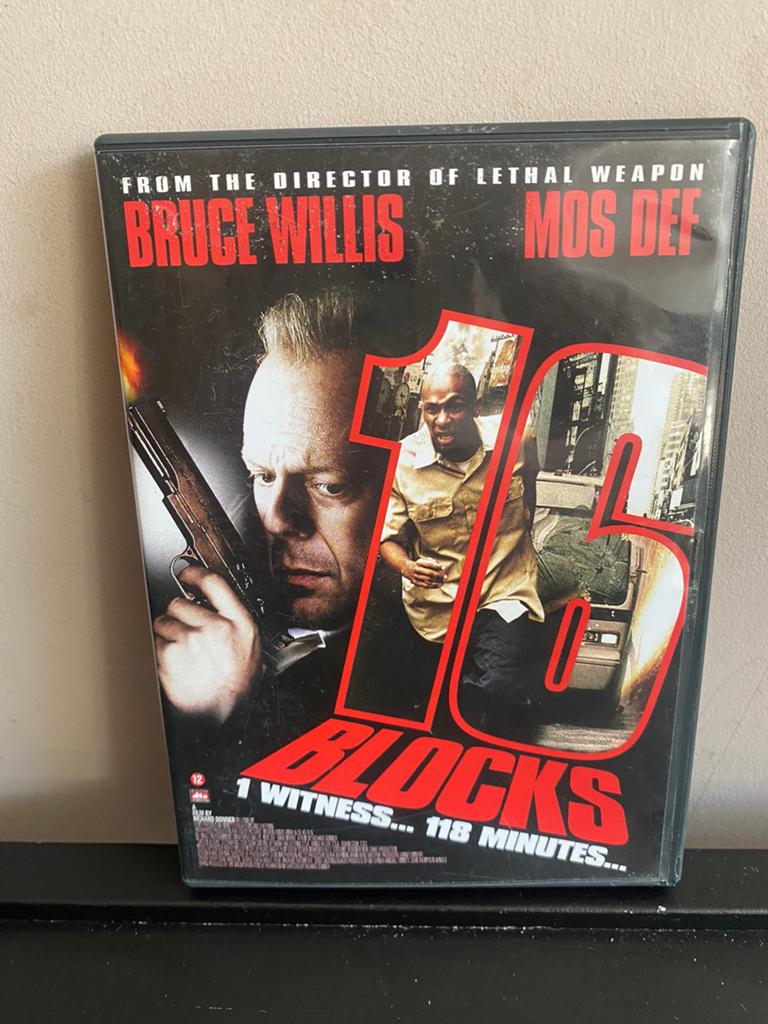 16 Blocks, Cd's en Dvd's, Dvd's | Actie, Zo goed als nieuw, Actiethriller, Vanaf 12 jaar, Ophalen of Verzenden