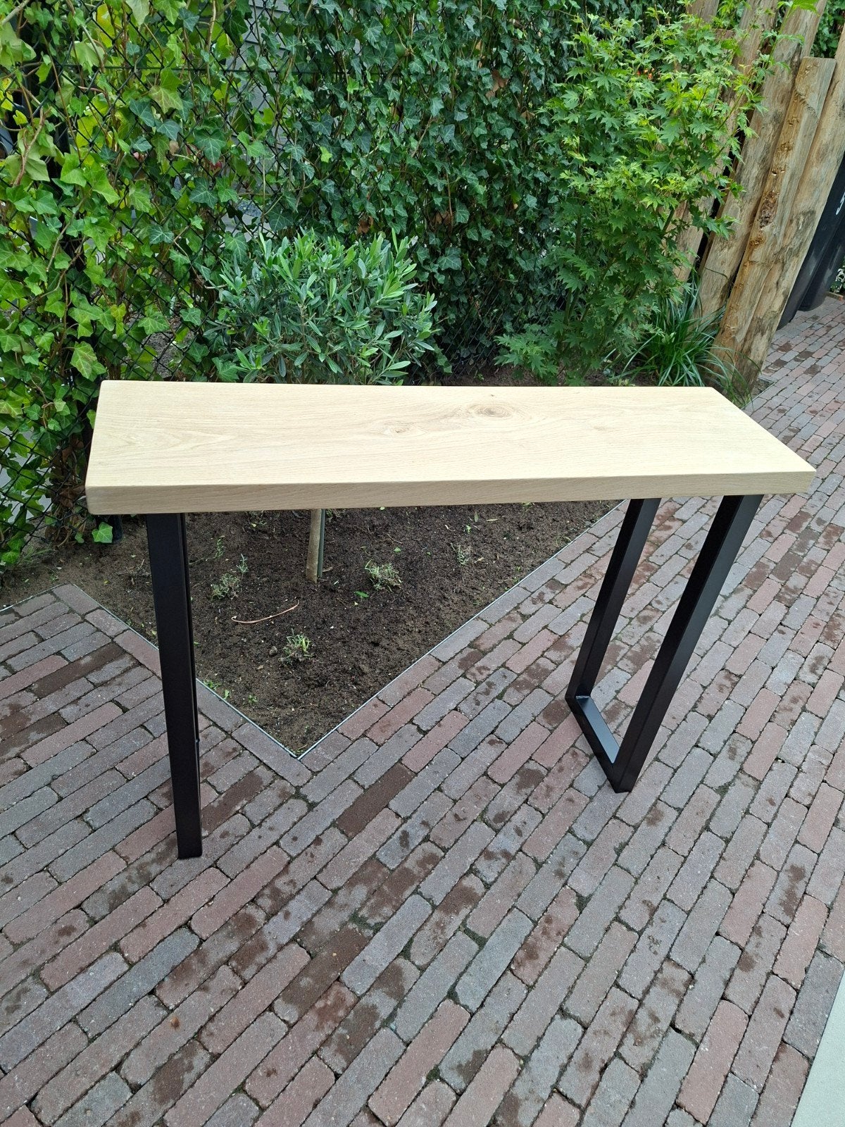 Foto 13 van te koop nieuwe industriele massief eikenhouten sidetable