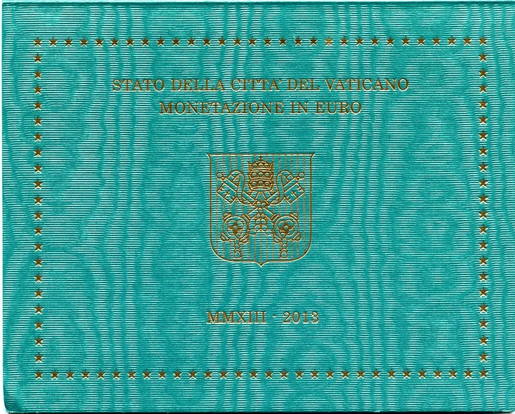 BU set Vaticaan 2013 Blister - 1 cent t/m 2 euro, Verzenden, Vaticaanstad, Overige waardes, Setje