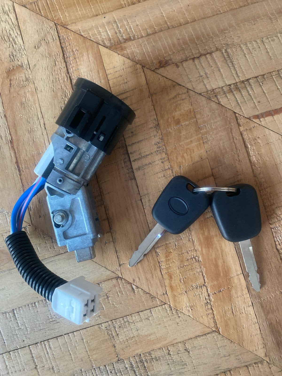 Contactslot met 2 sleutels voor Citroën C1, Toyota Aygo, Peu, Ophalen, Nieuw, Citroën