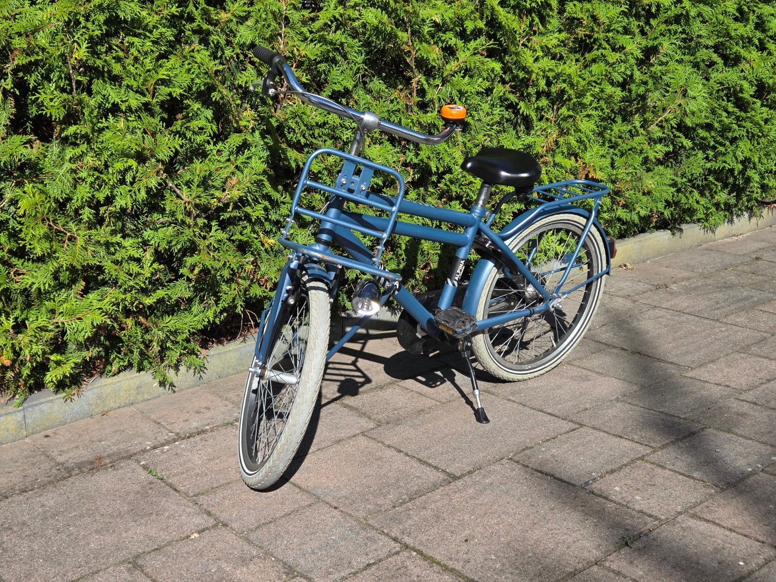 Alpina Cargo kinderfiets - Blauw, Fietsen en Brommers, Terugtraprem, Gebruikt, 20 inch, Ophalen