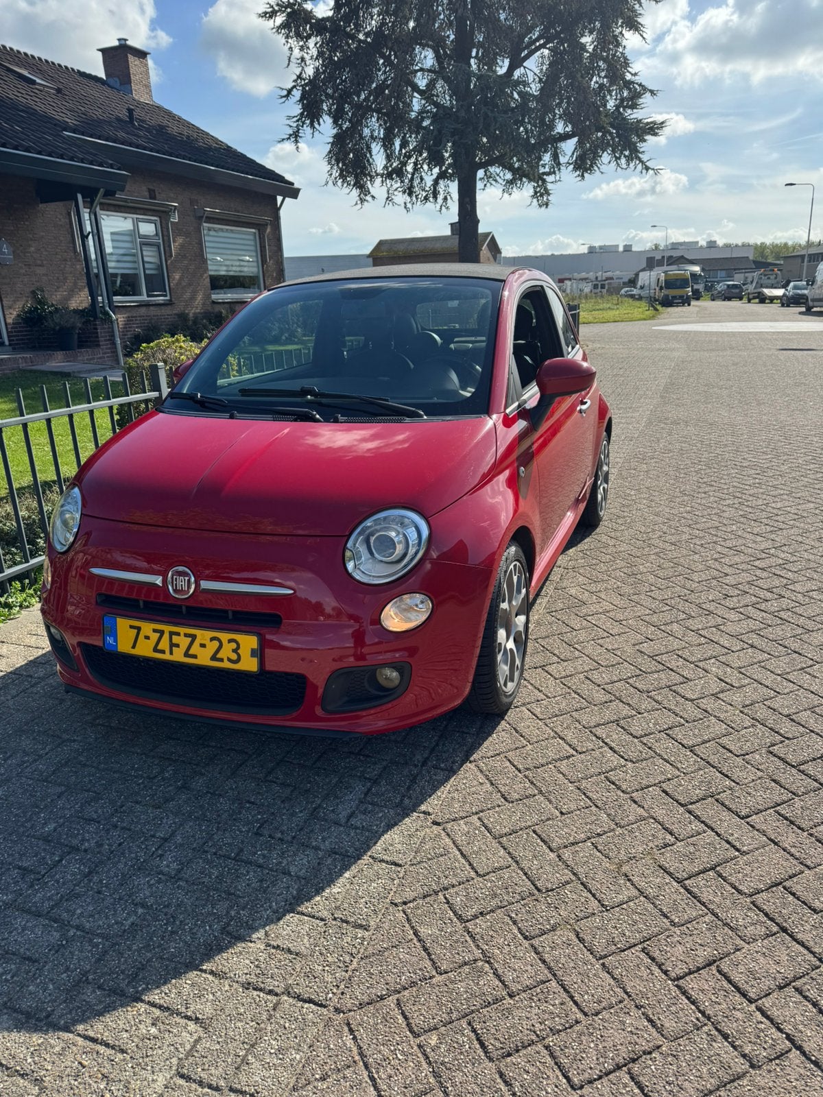 Fiat 500C Sport Cabrio – Xenon – Climate Control, Auto's, 31 €/maand, Origineel Nederlands, Bedrijf, Handgeschakeld