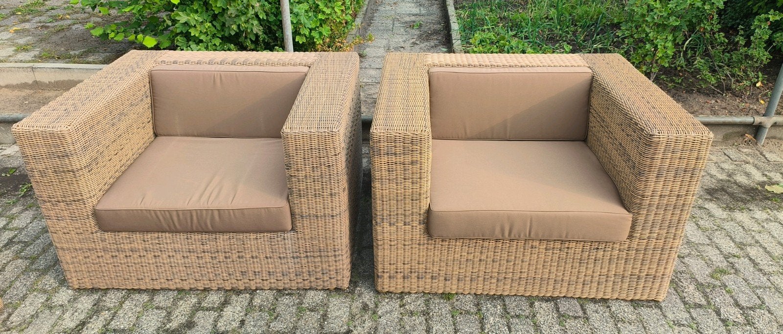 2 nieuwe Borek Provence fauteuils, nwprijs €3200,- samen, Tuin en Terras, Ophalen of Verzenden, Nieuw, Wicker, 2 zitplaatsen