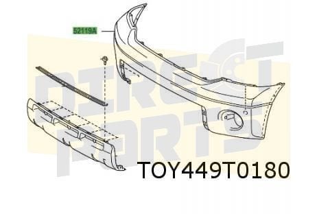 Toyota Tundra (4/09-8/13) voorbumper (bij PDC) (te spuiten), -, -, Nieuw, Toyota