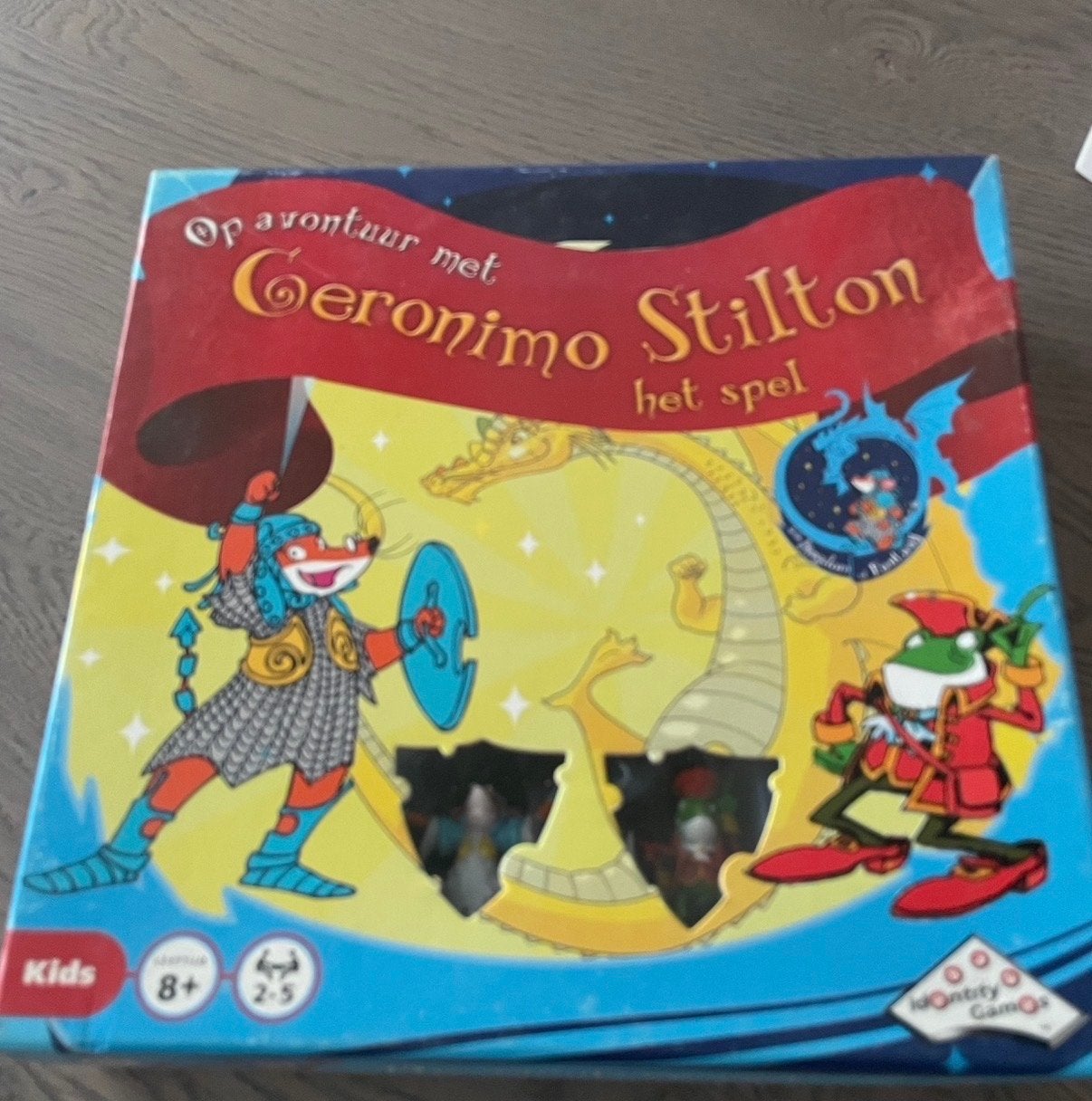Geronimo Stilton: Op avontuur met Geronimo Stilton het spel, Drie of vier spelers, Ophalen of Verzenden, Zo goed als nieuw
