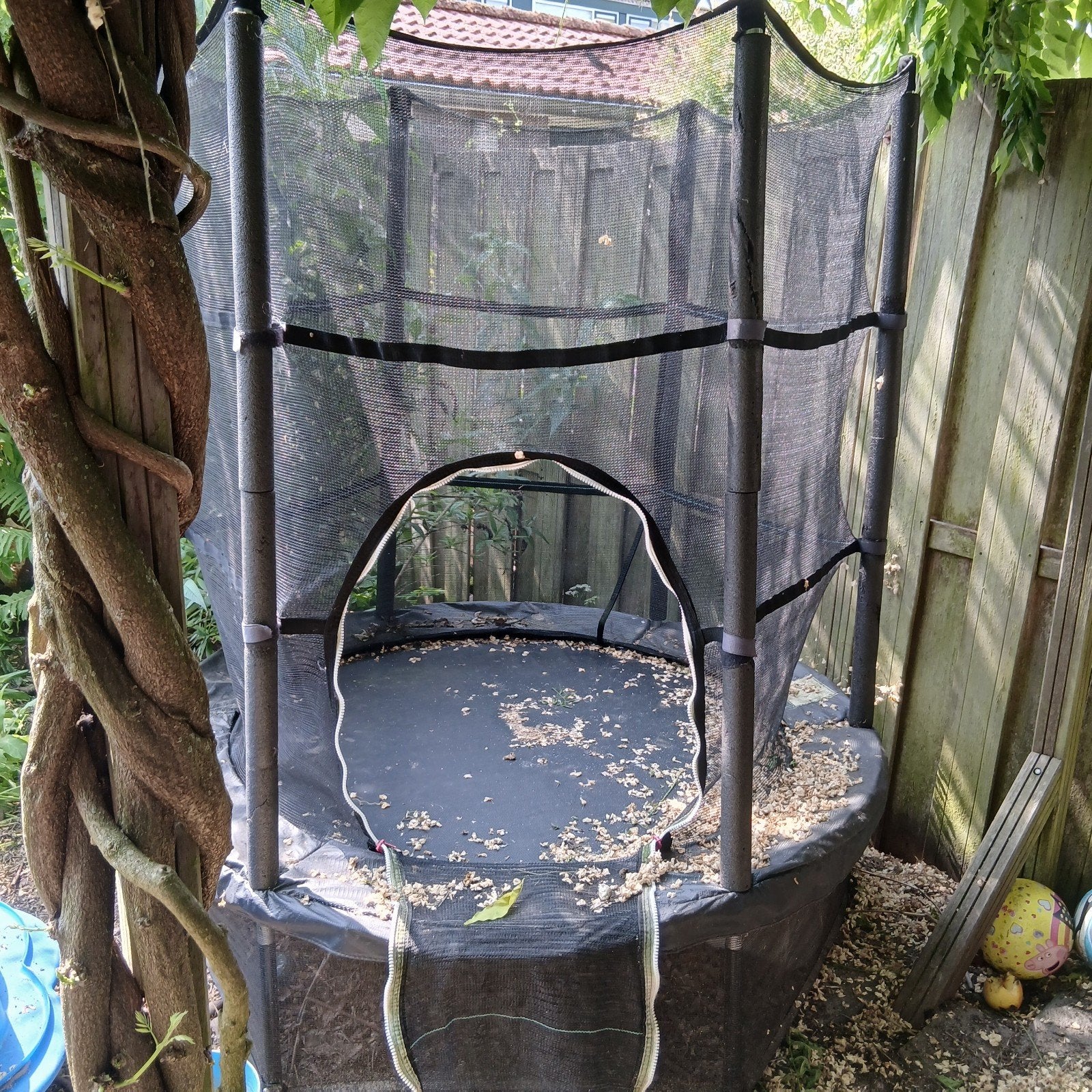 Trampoline, Ophalen