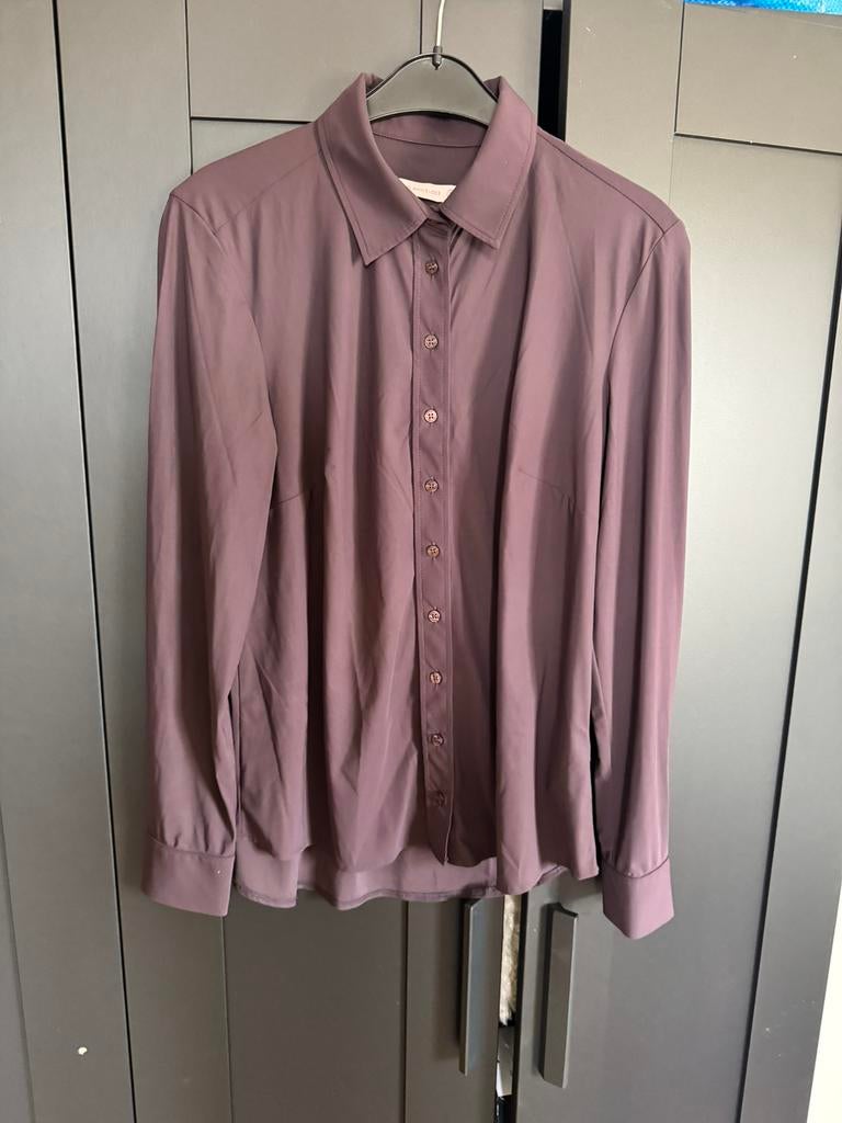 Studio Anneloes Poppy blouse aubergine kleur maat S, Ophalen of Verzenden, Nieuw, Maat 36 (S), Bruin