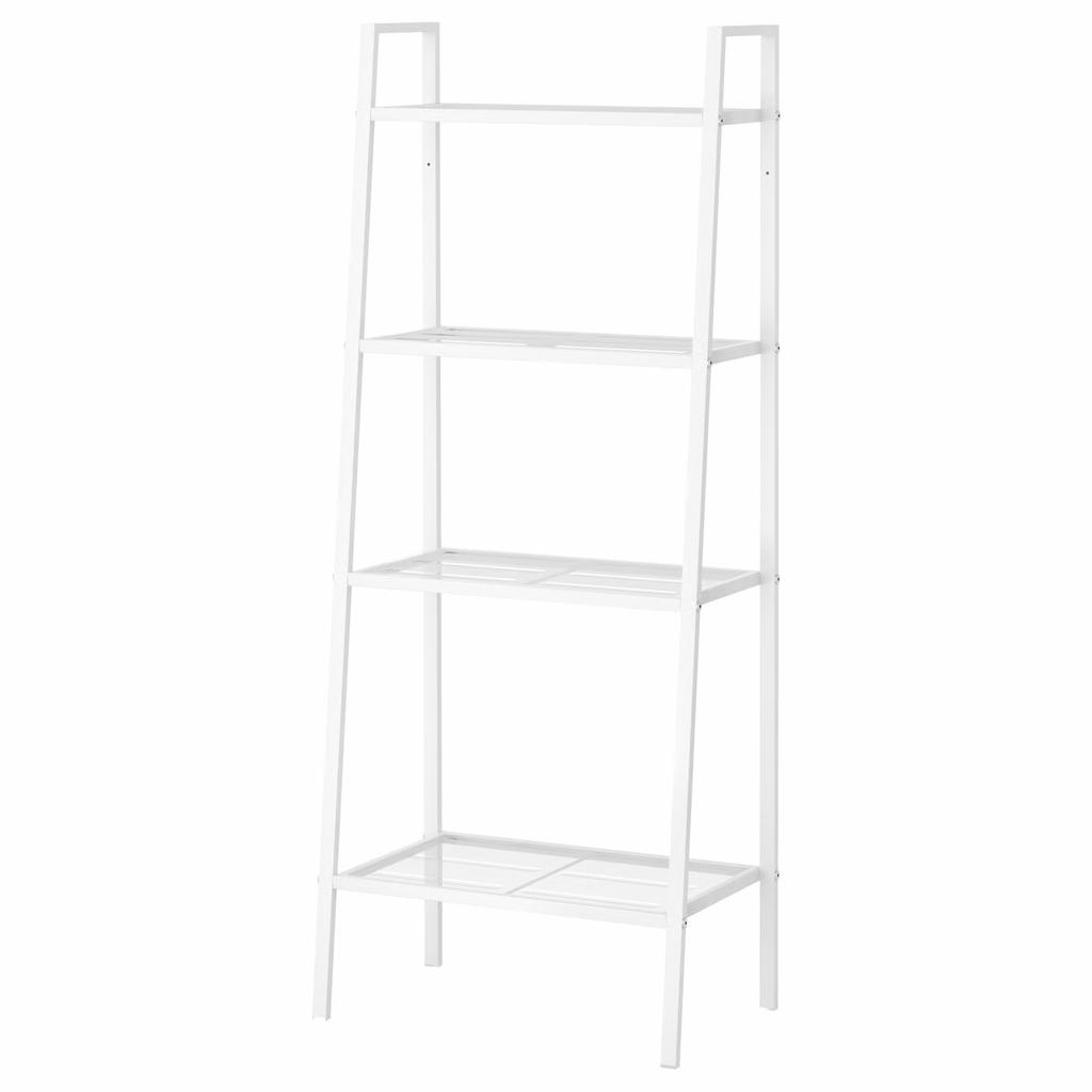 Wit metalen rek / ikea Lerberg / stellingkast 2 stuks, Ophalen, Gebruikt