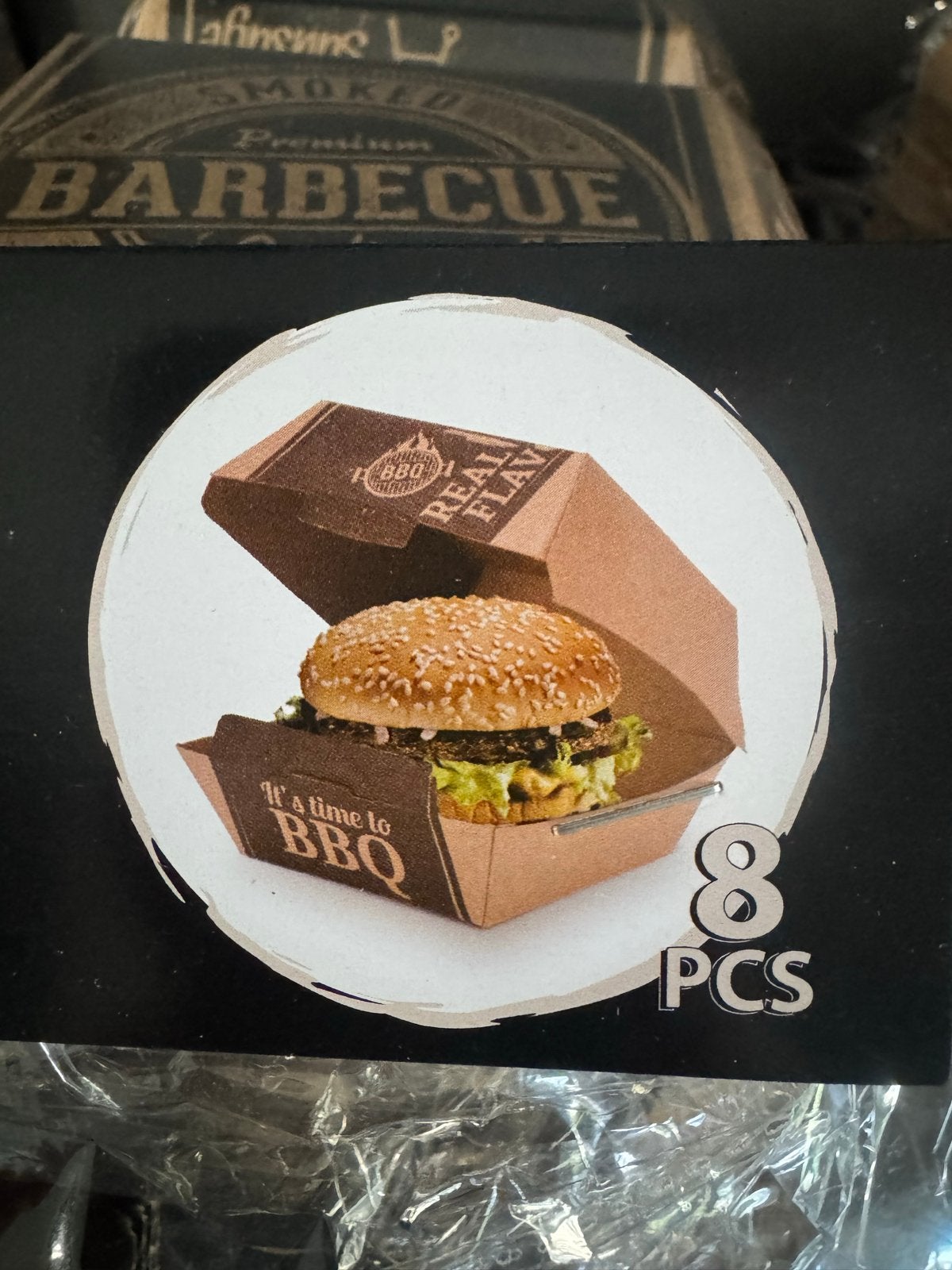 104 stuks Hamburger Boxen - Perfect voor BBQ en Feestjes, Ophalen of Verzenden, Nieuw
