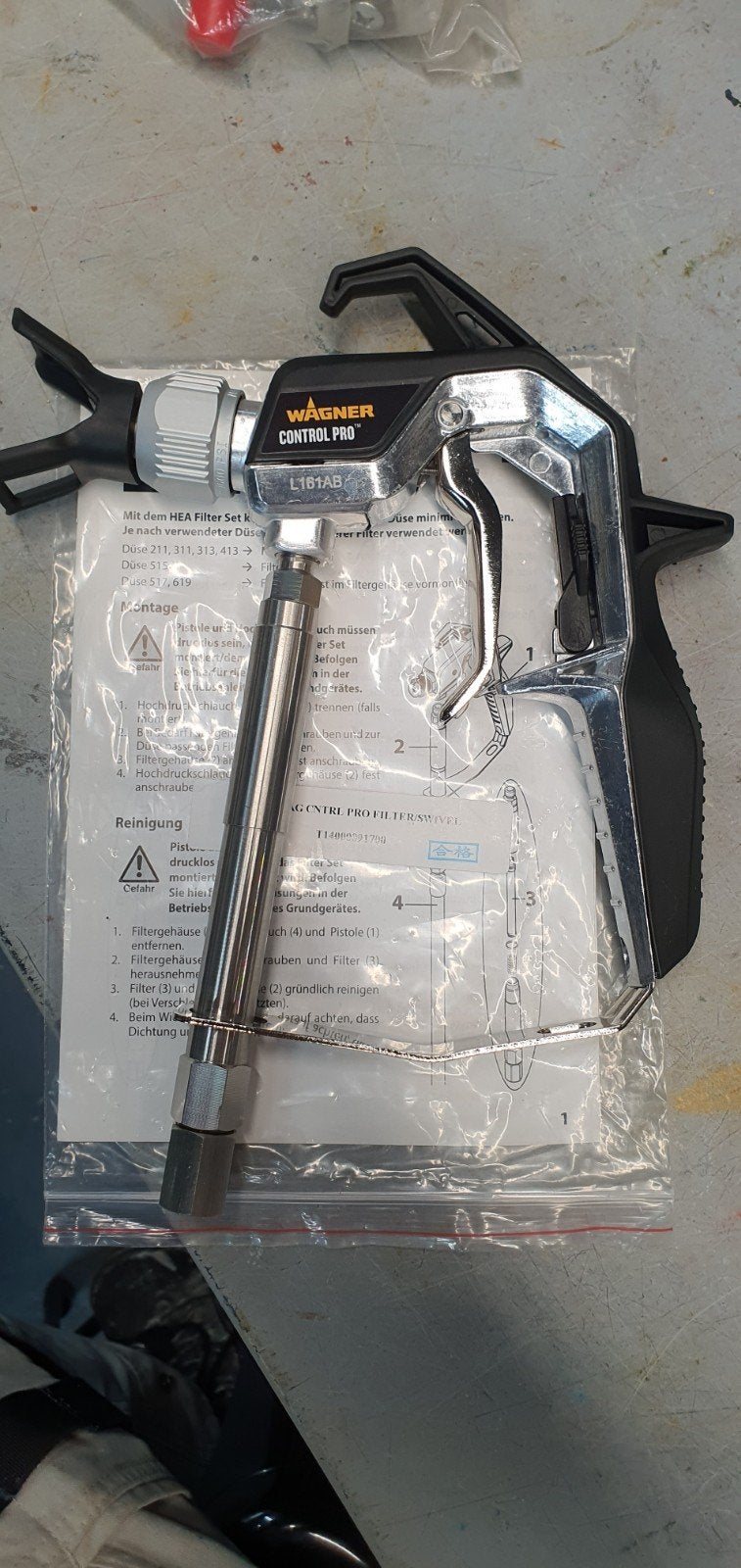 Wagner Control Pro L161AB Verfspuitpistool, Ophalen, Nieuw, Verfspuit of Verfpomp