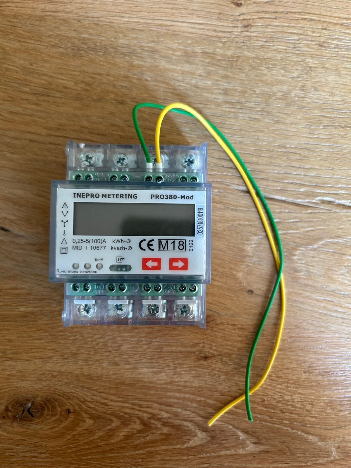 INPRO METERING PRO380-Mod MID kWh meter, Ophalen of Verzenden, Zo goed als nieuw, Overige merken, Overige typen