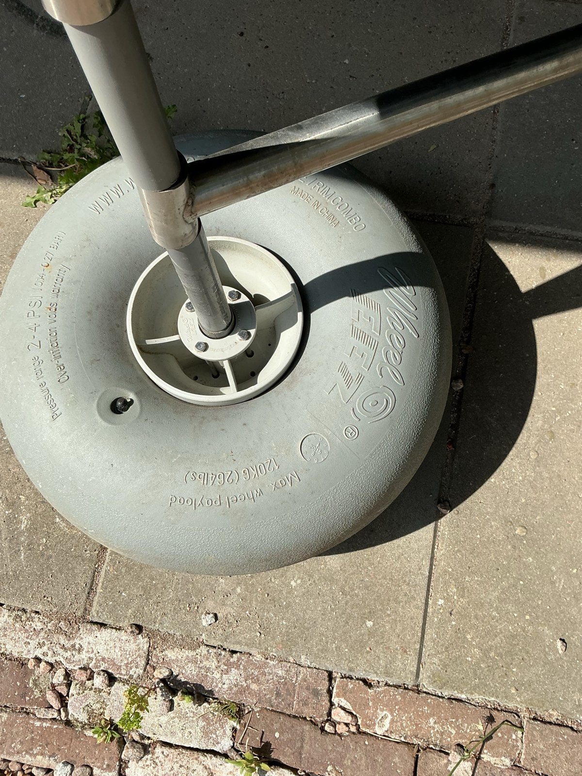 Strand ballonbanden groot 120kg draagvermogen, Geen board, Ophalen, Gebruikt