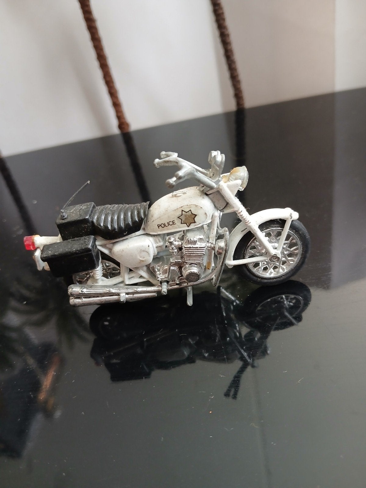 Honda 750 police. Yatming 1:26, Verzamelen, Ophalen of Verzenden, Gebruikt