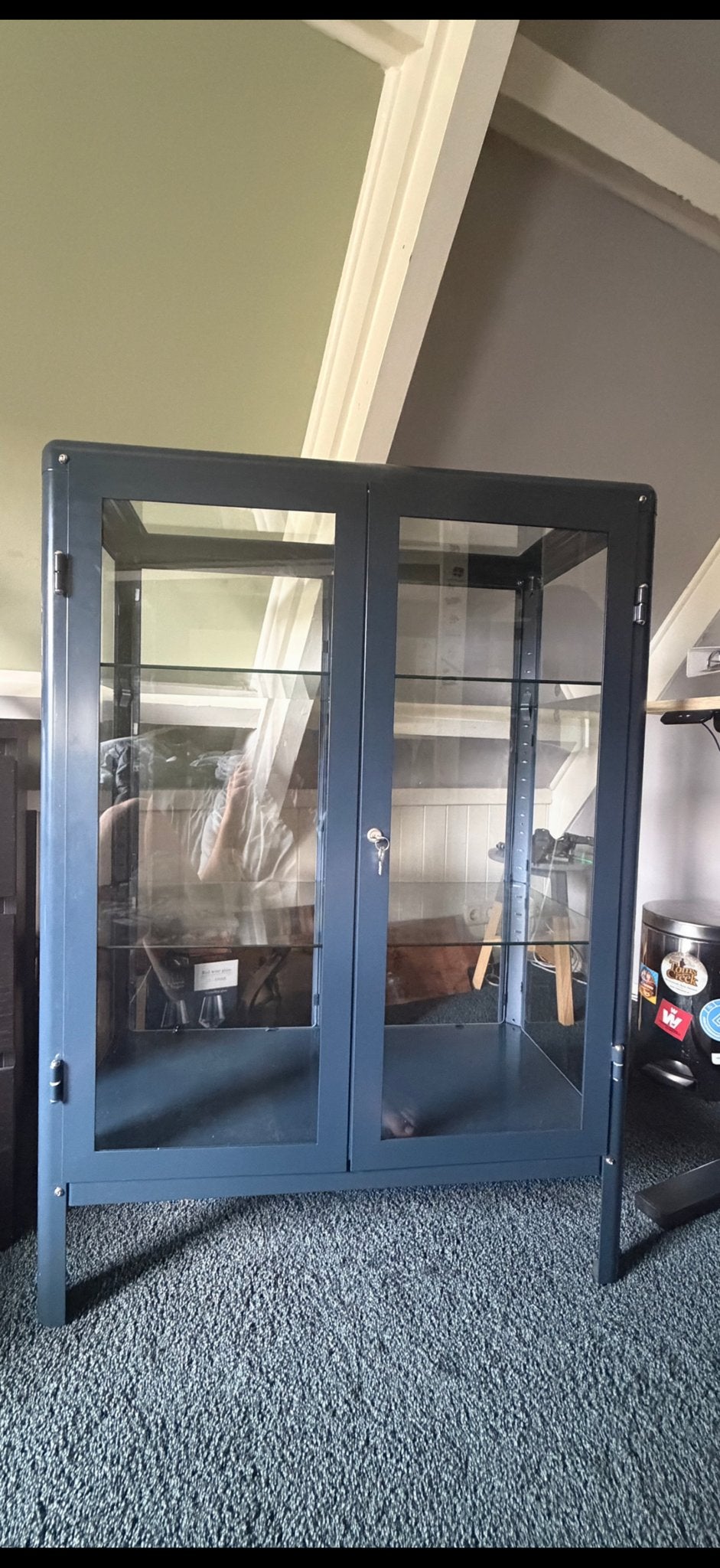 IKEA Fabrikör vitrinekast, Ophalen, Gebruikt, 50 tot 100 cm, Metaal