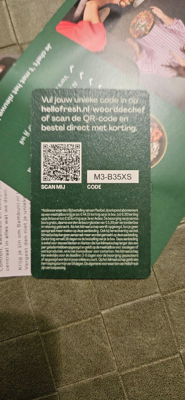 hello fresh code gratis, Eén persoon, Kortingsbon, Overige typen