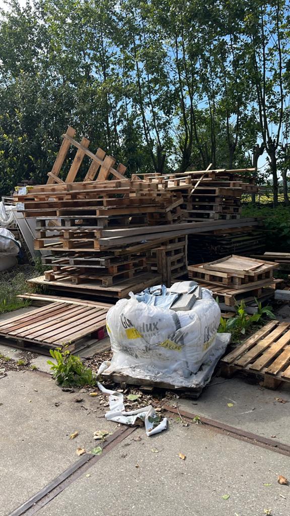 Stookhout brandhout pallets, 6 m³ of meer, Ophalen, Overige houtsoorten, Blokken
