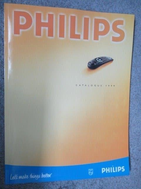 Philips Catalogus 1999 - TV Video Audio, Ophalen of Verzenden, Zo goed als nieuw, Philips, Catalogus