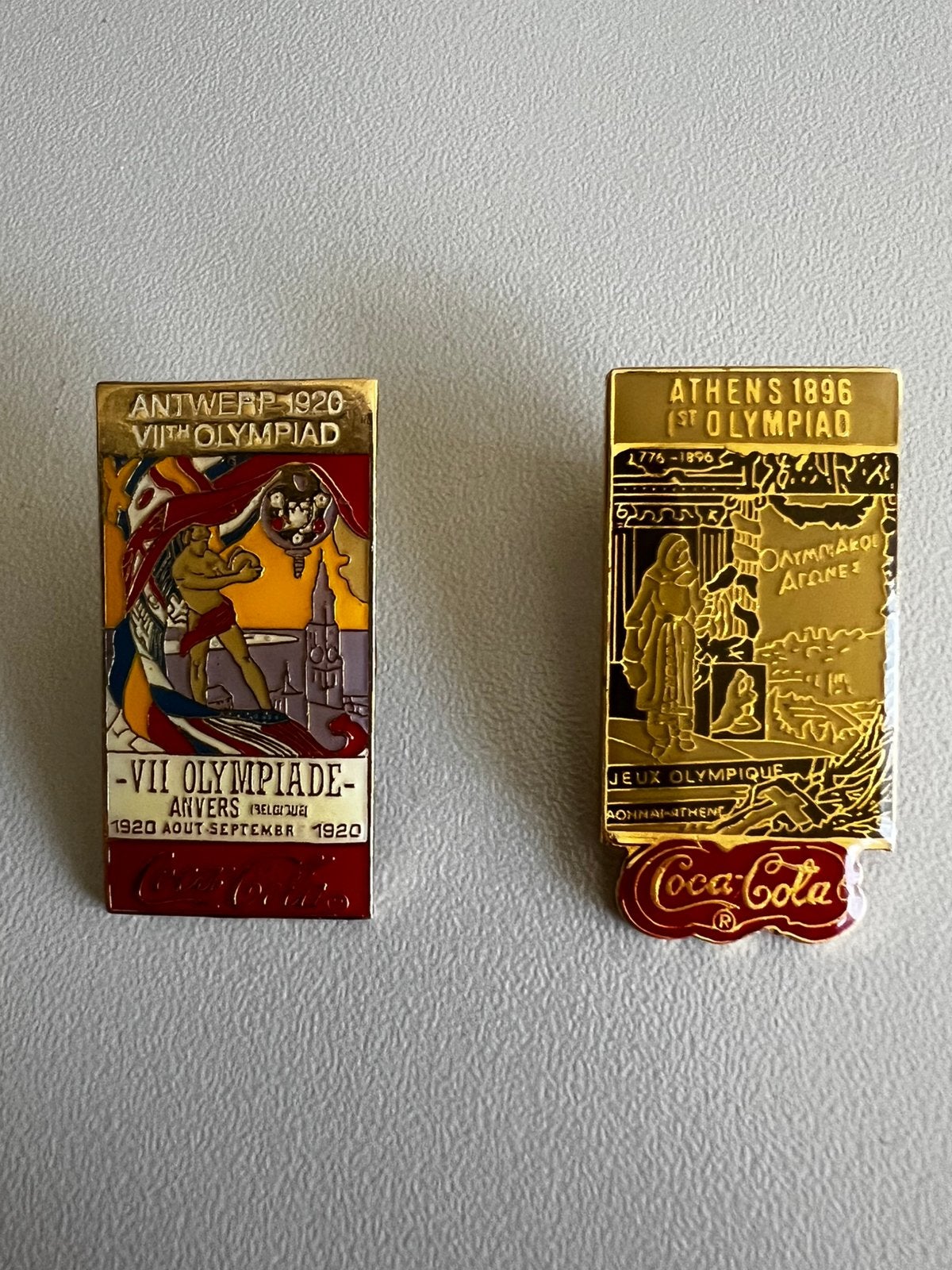 Speldjes olympische spelen coca cola, Ophalen of Verzenden, Zo goed als nieuw, Sport, Speldje of Pin