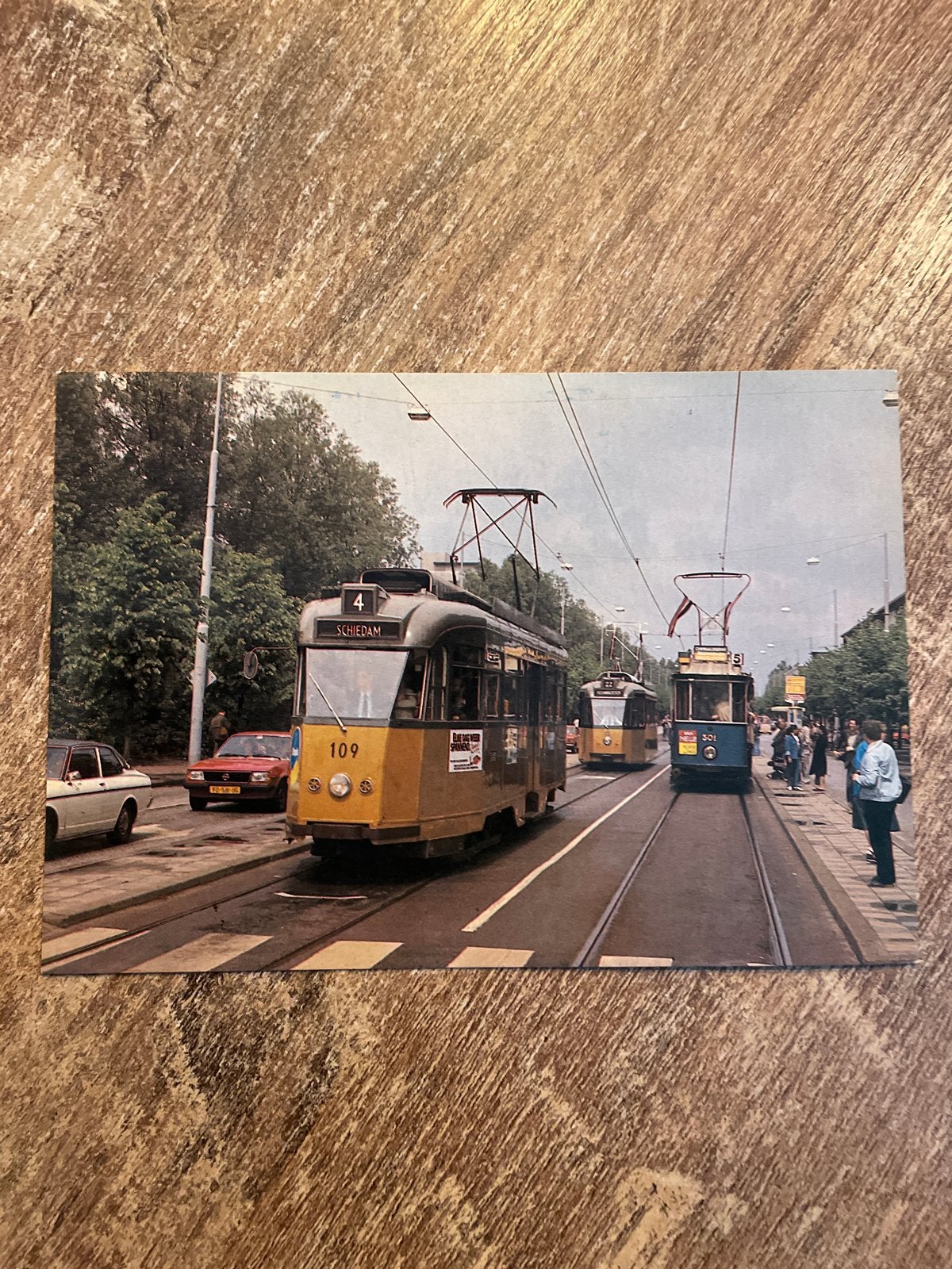 Ansichtkaart: Elektrische Museumtramlijn Amsterdam 1981, Ophalen of Verzenden, 1980 tot heden, Ongelopen, Noord-Holland