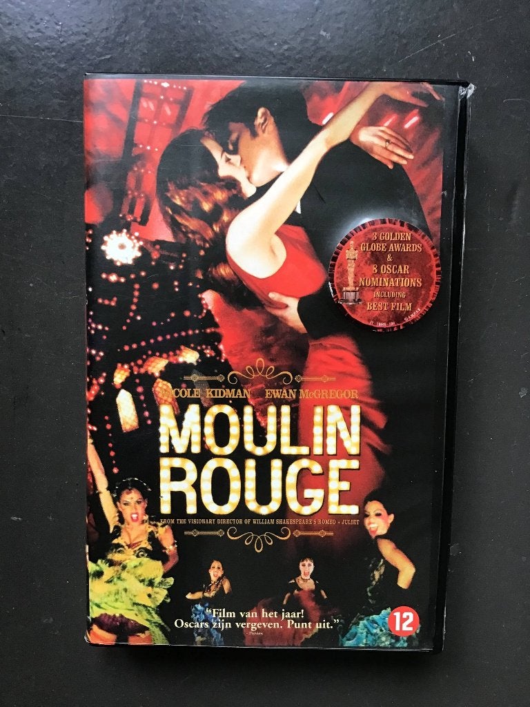 Moulin Rouge VHS [sealed], Vanaf 12 jaar, Ophalen of Verzenden, Nieuw in verpakking, Overige genres