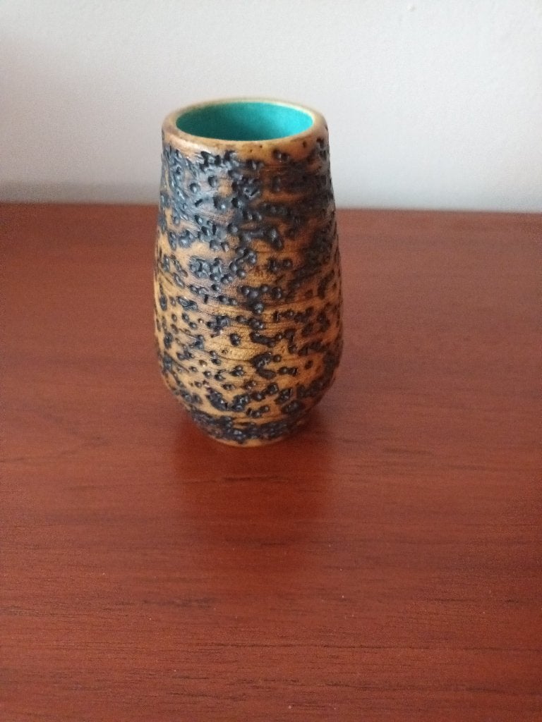 Berkenbast vaasje 60-er jaren/ Gaaf!, Antiek en Kunst, Ophalen of Verzenden