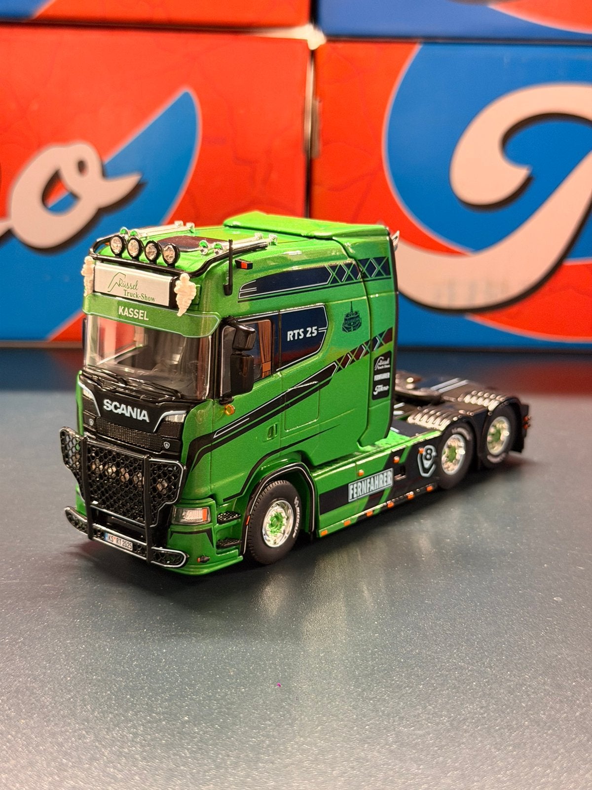Tekno Scania – Rüssel Truck-Show Kassel RTS 25, Ophalen of Verzenden, Nieuw, Bus of Vrachtwagen, Tekno