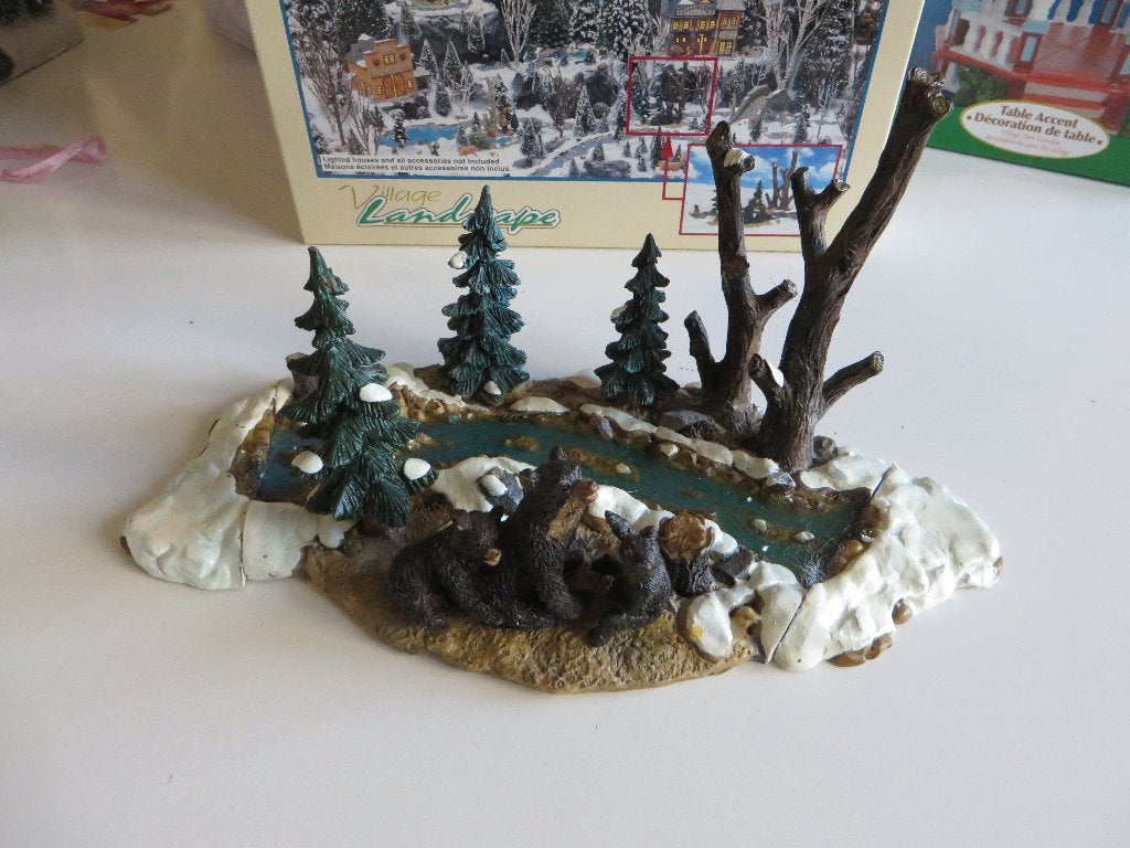 Lemax 3 dozen tafelmodellen beren herten en kleine dieren, Diversen, Kerst, Ophalen, Zo goed als nieuw