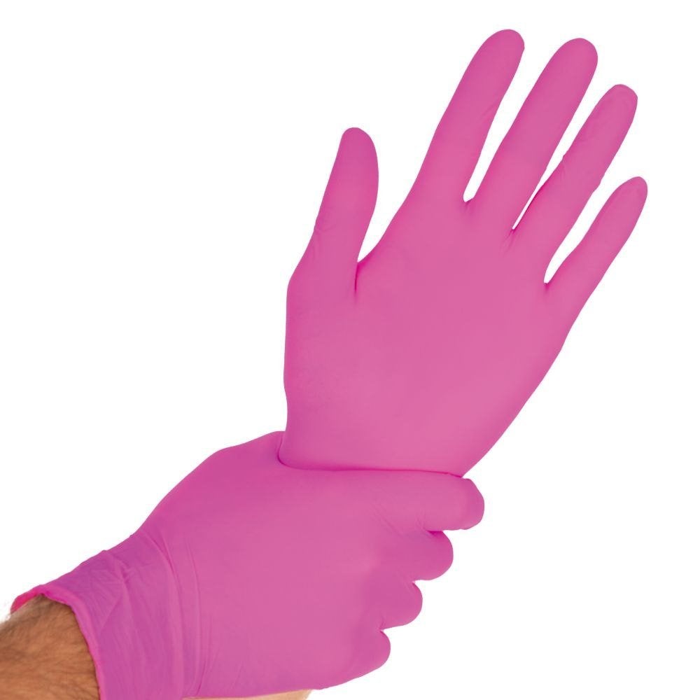TATTOO Nitril handschoenen MAGENTA poedervrij (10x100 stuks), Verzenden, Nieuw
