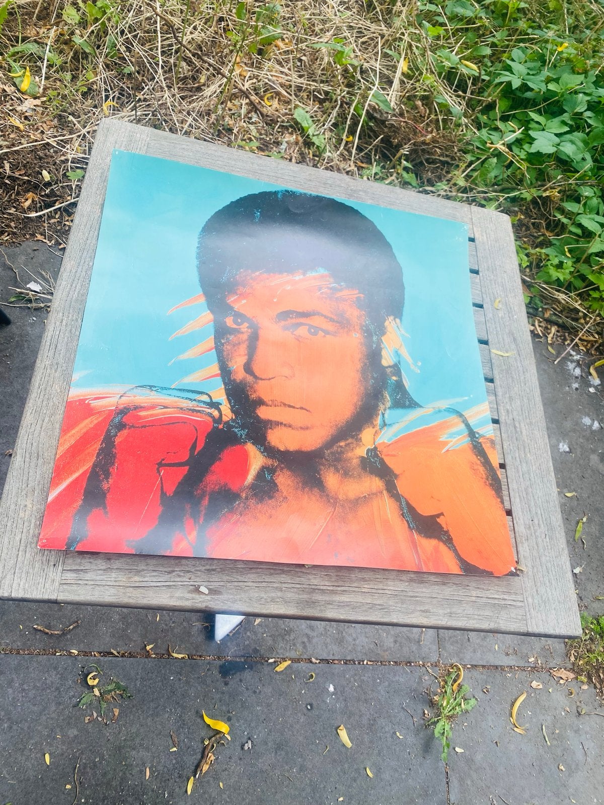 Muhammad Ali Pop-Art Poster - Andy Warhol Stijl Jaren '70, Ophalen, Gebruikt, Vierkant, Sport