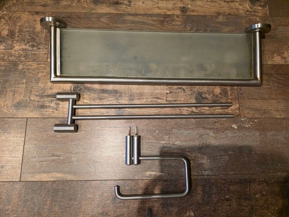 chrome badkamer setje, Ophalen of Verzenden