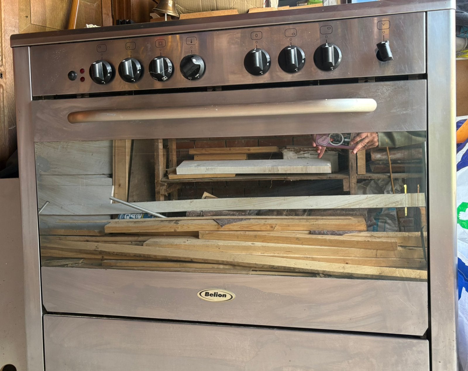 Groot gasfornuis 89cm breed! Garnwerd, Groningen, Ophalen, Gebruikt, 60 cm of meer, Gas