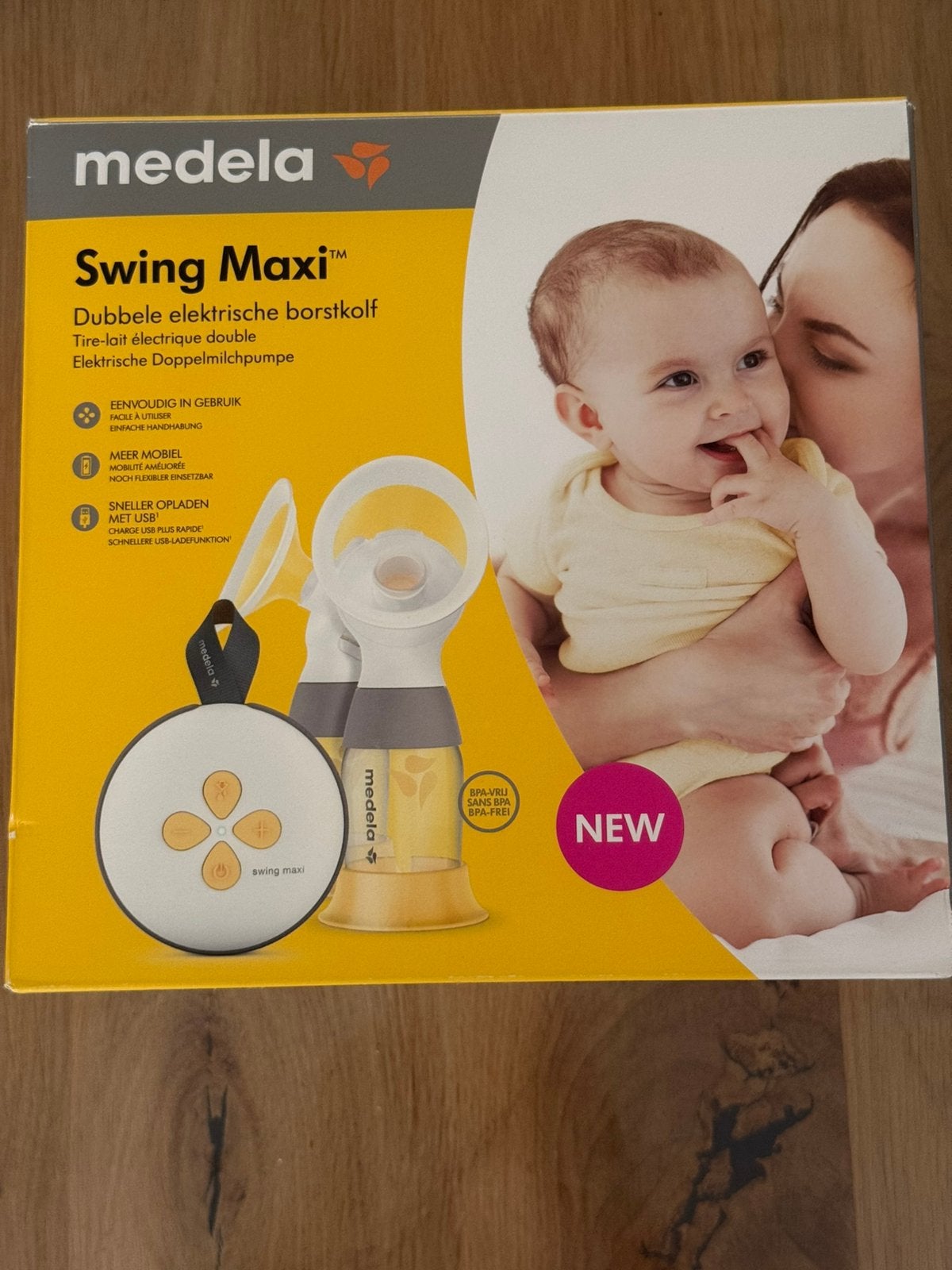 Medela Swing Maxi + Medela kolf bh L, Ophalen, Gebruikt, Medela, Dubbelzijdig