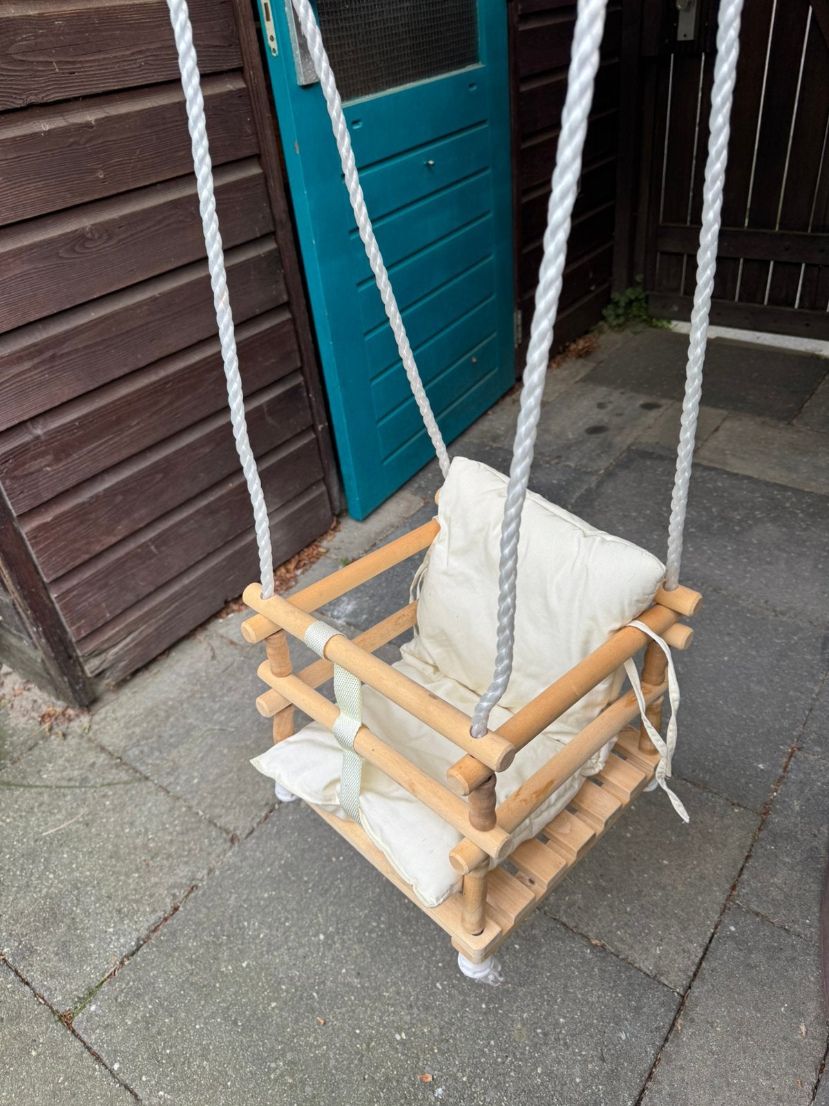 Houten peuterschommel, Ophalen of Verzenden, Zo goed als nieuw