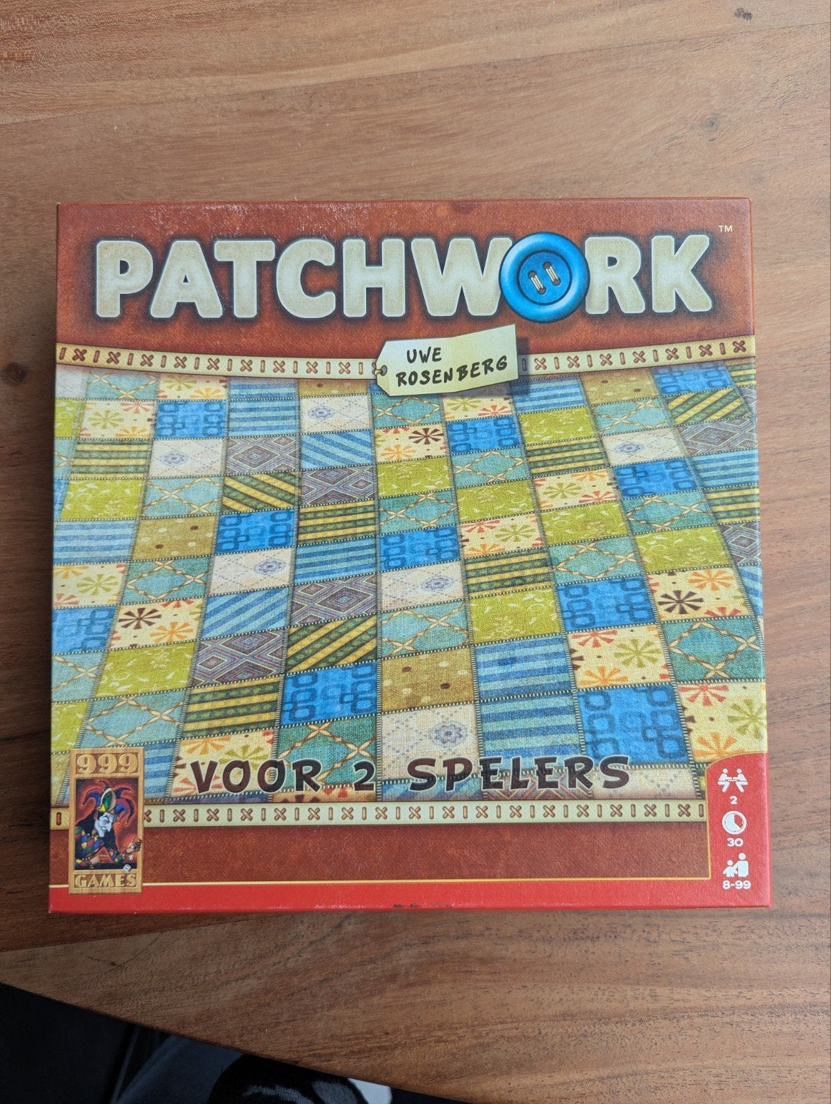 Het spel Patchwork., Een of twee spelers, Ophalen of Verzenden, Zo goed als nieuw, 999 Games