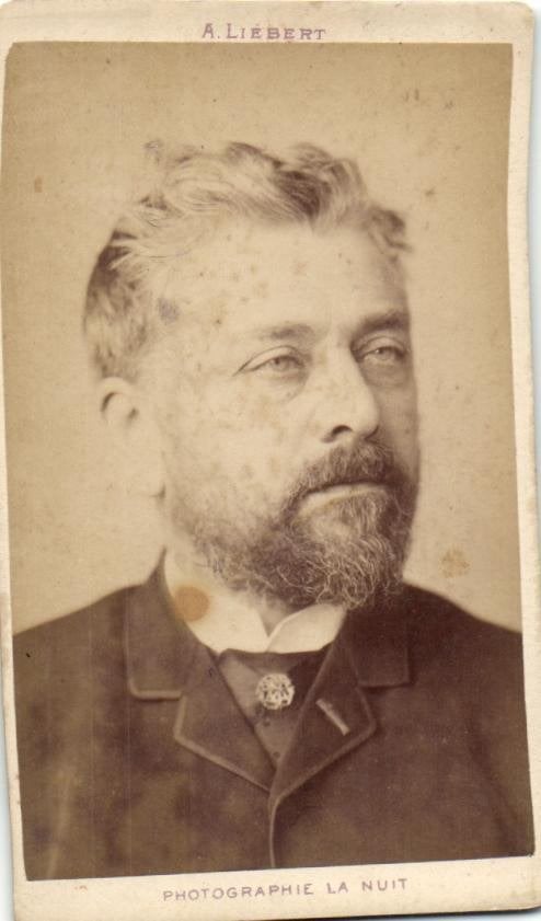 CDV -Gustave Eiffel -1832-1923 - Naamgever Eiffeltoren, Gebruikt, Verzenden, Foto, Buitenland