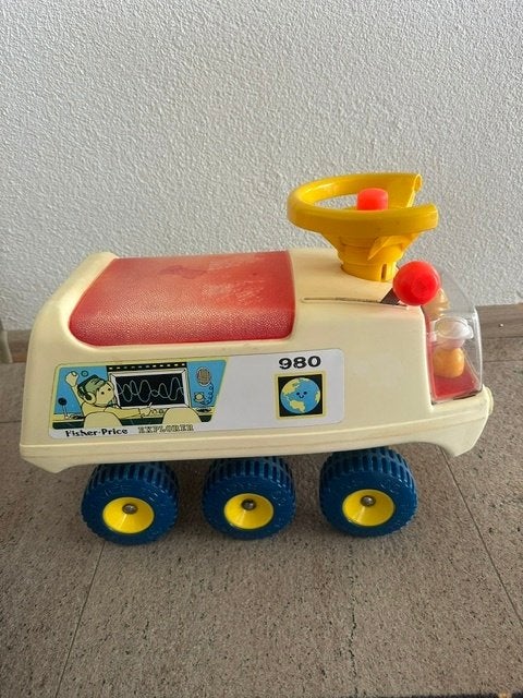 Fisher Price ATV Explorer 980 loopauto, Ophalen of Verzenden, Gebruikt, Auto of Voertuig, Met geluid