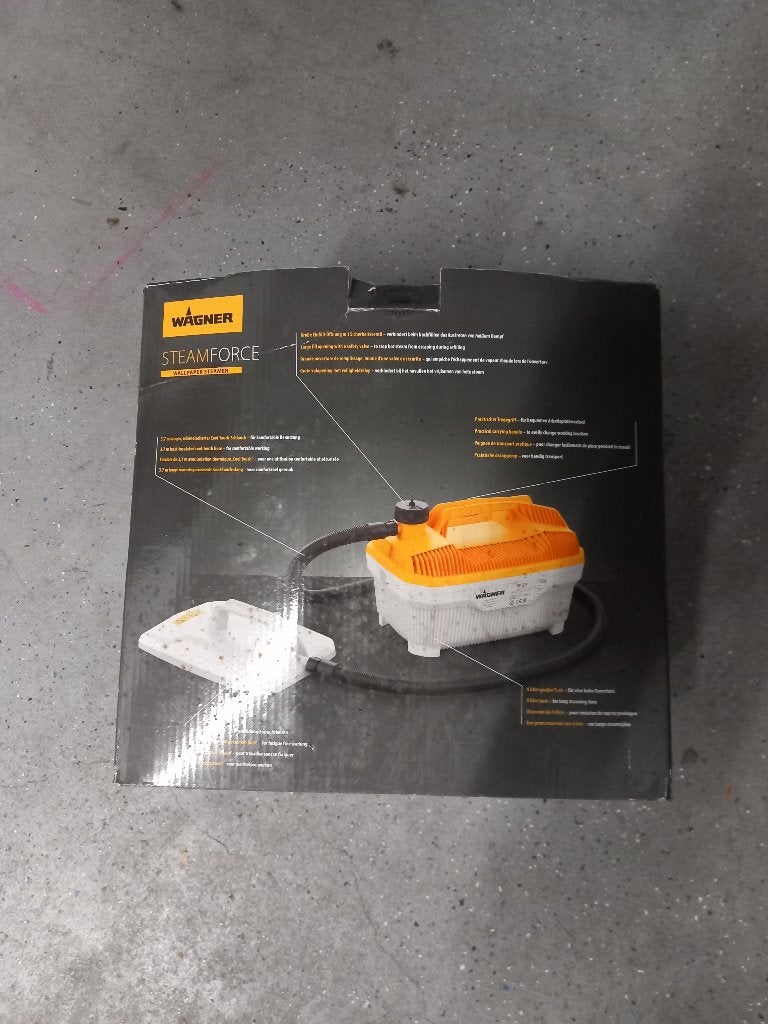 Wagner Steam Force behang afstomer, Ophalen, Zo goed als nieuw, Verfspuit of Verfpomp