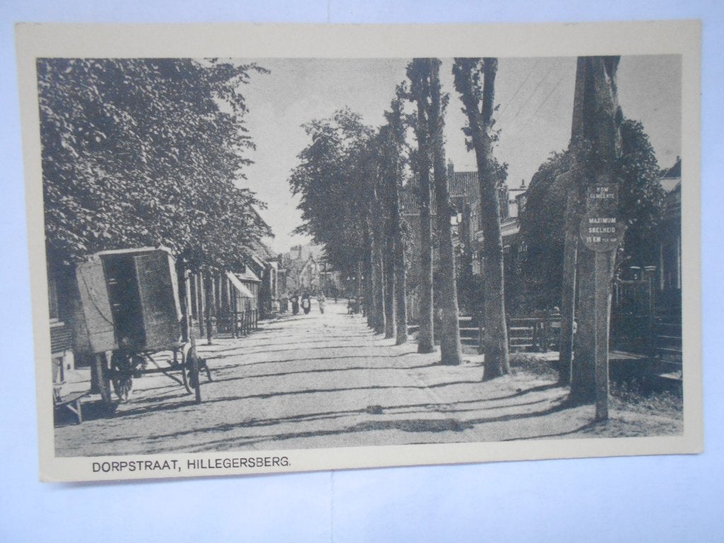 Rotterdam Dorpstraat Hillegersberg, voor 1920 top kaart, Ophalen of Verzenden, Voor 1920, Ongelopen, Zuid-Holland