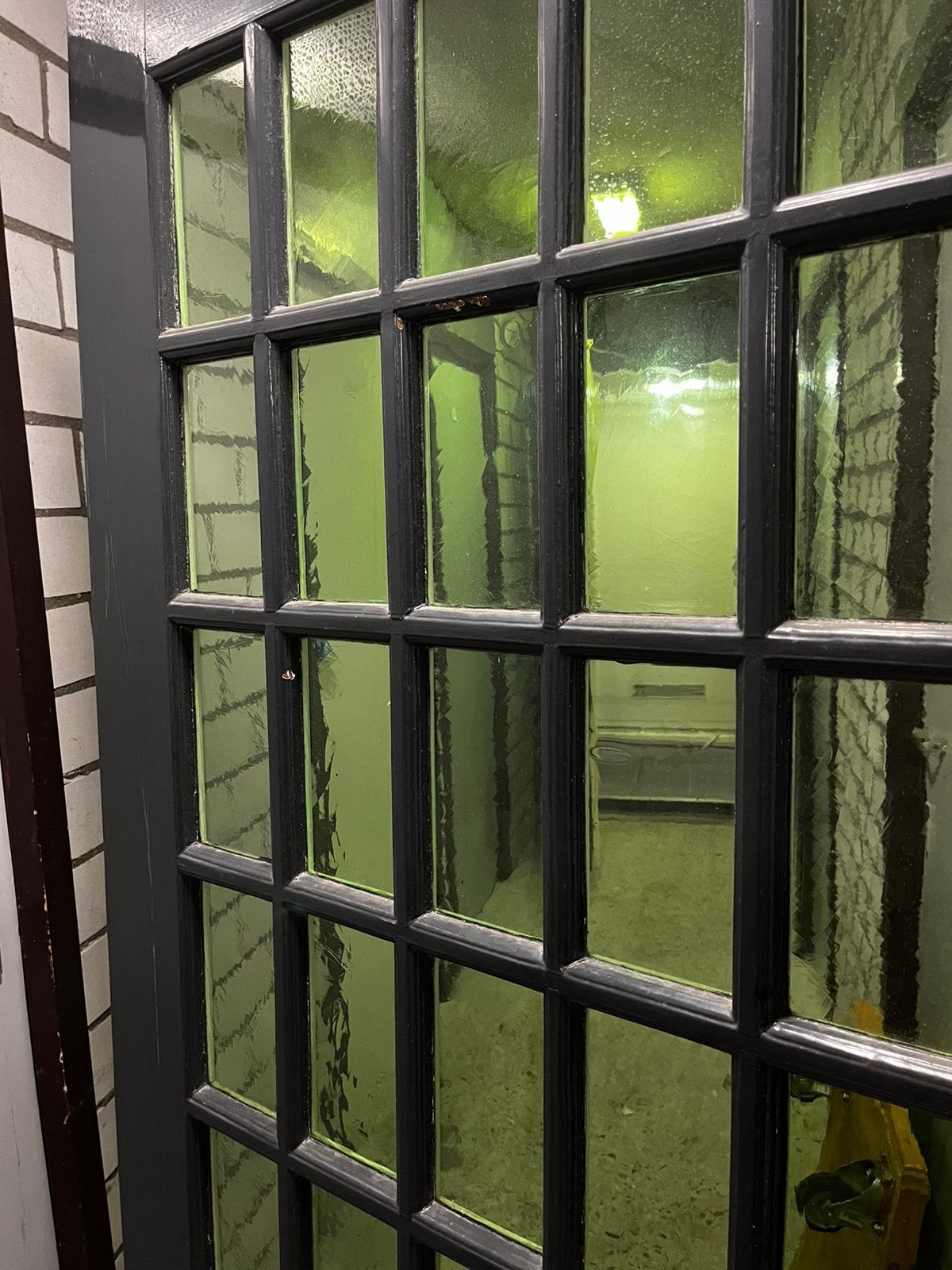 Oude Amsterdamse deur met glas, Ophalen, Zo goed als nieuw