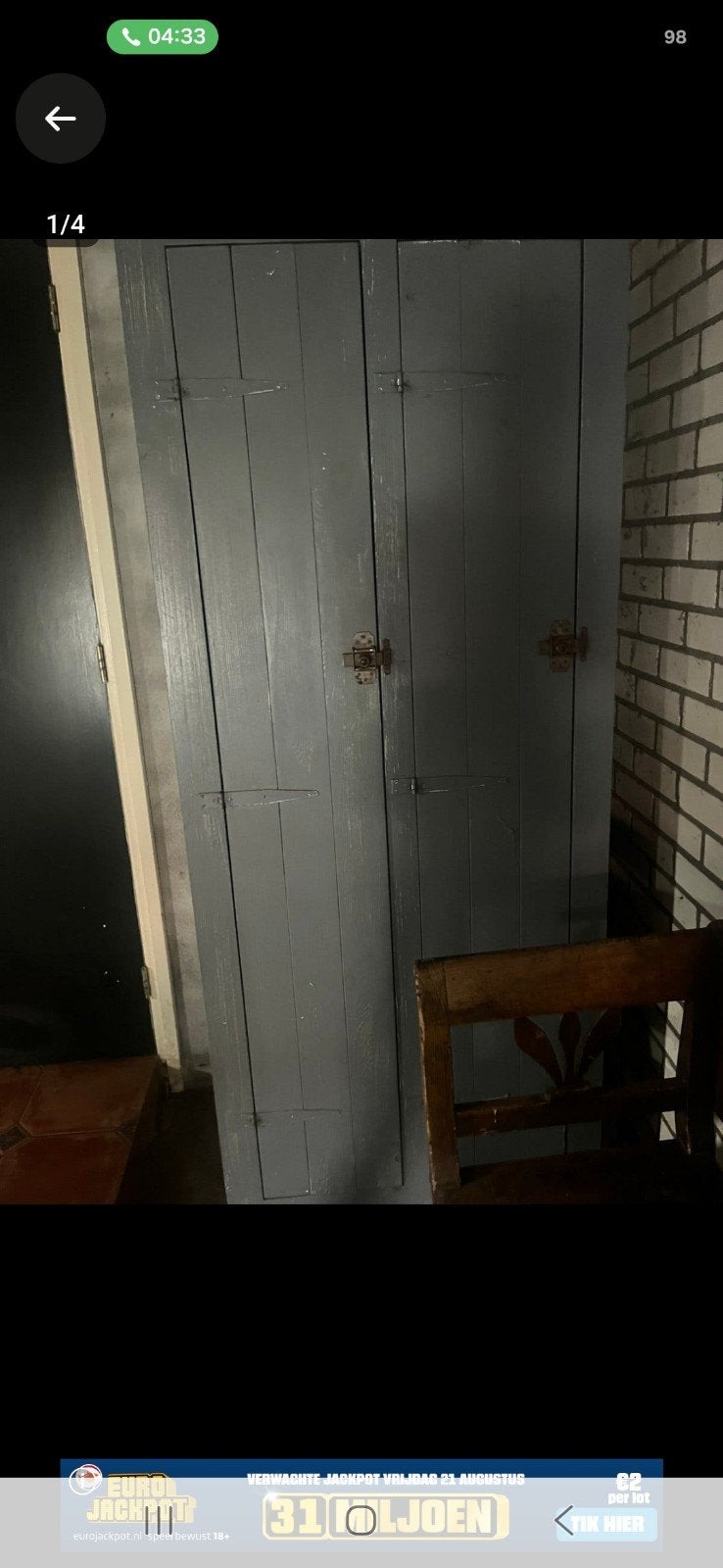mooie kast, Ophalen of Verzenden, Gebruikt, Hout, Overige typen