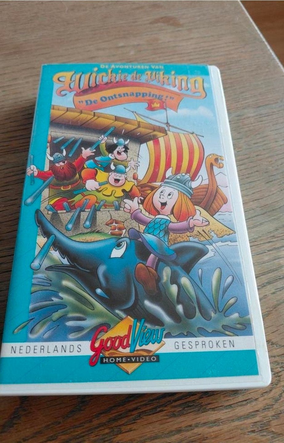 Wickie de Viking deel 2. De ontsnapping videoband, Gebruikt, Tekenfilm, Alle leeftijden, Ophalen of Verzenden