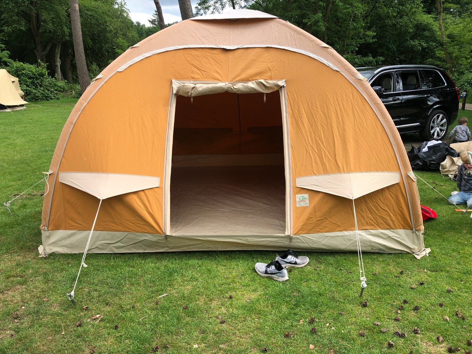 Karsten tent, Ophalen, Gebruikt, Tot en met 4