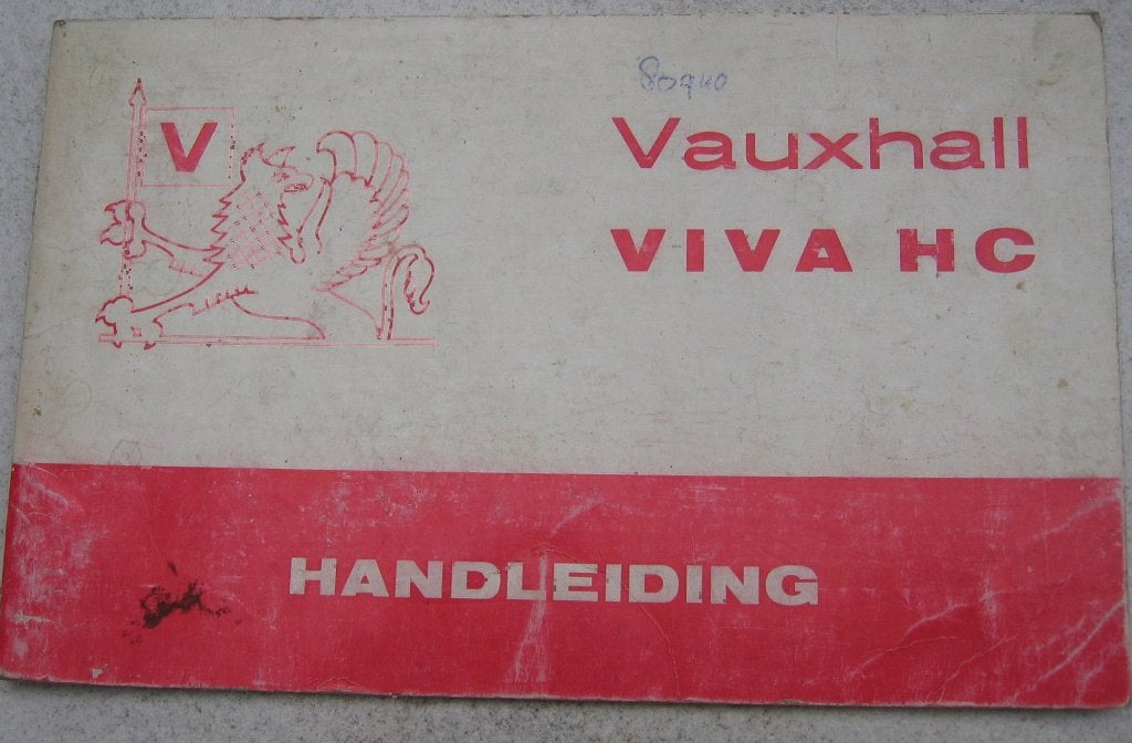 Vauxhall Victor 1963 en Viva 1971 handleiding oldtimer, Ophalen of Verzenden