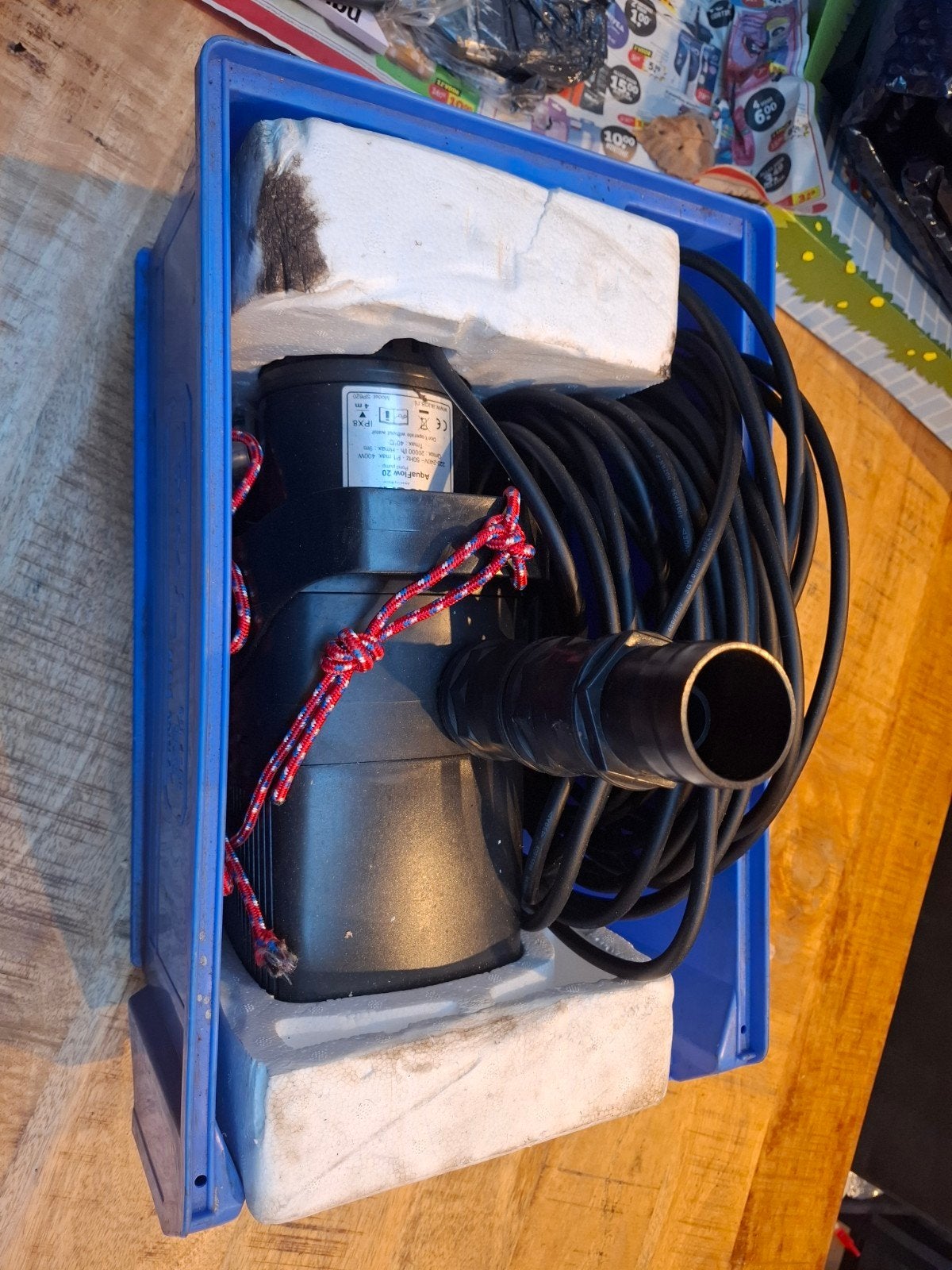 AUGA AquaFlow 20 Vijverpomp - 20000 l/h, Ophalen of Verzenden, Gebruikt, Vijverpomp