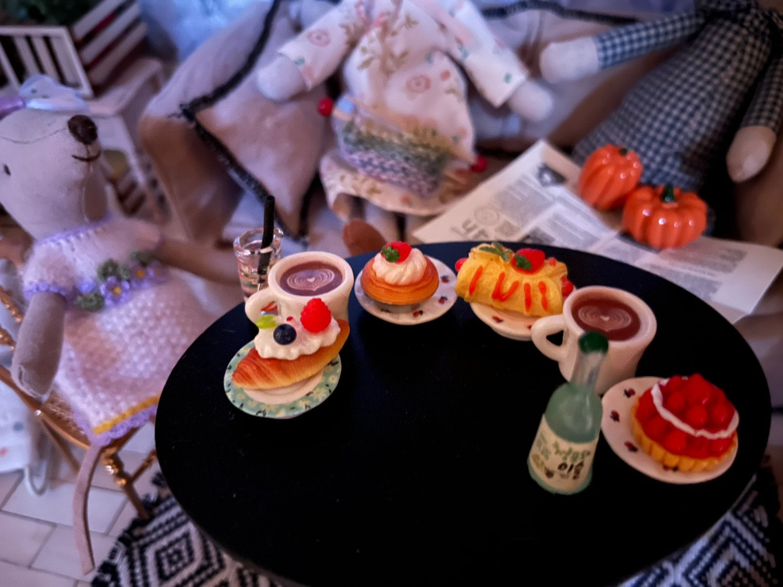 4 mooie gebakjes incl verzenden, Ophalen, Nieuw, Poppenhuis