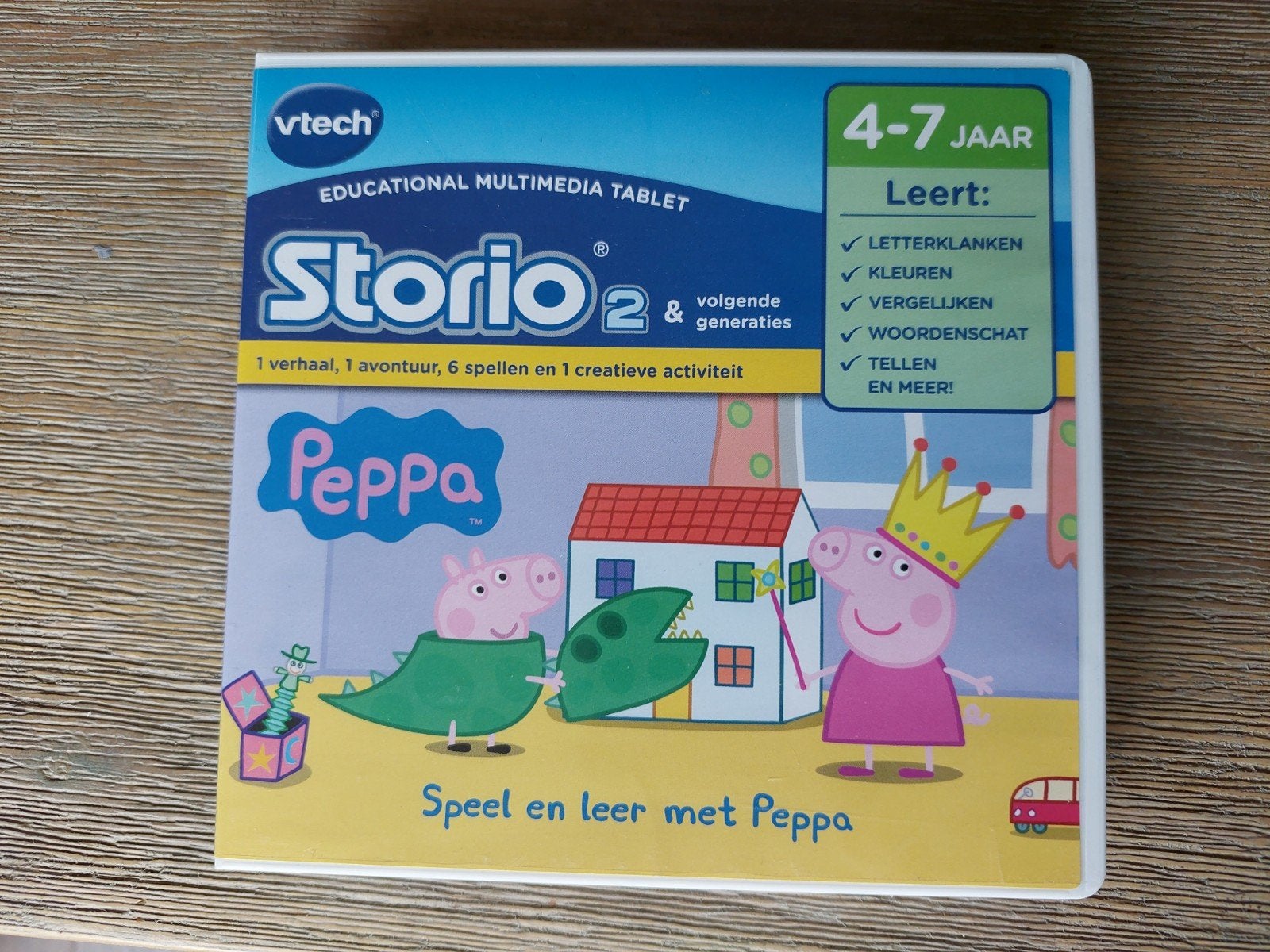Vtech Storio spelletje game Peppa Pig Big, Kinderen en Baby's, Verzenden, Nieuw, 4 tot 6 jaar