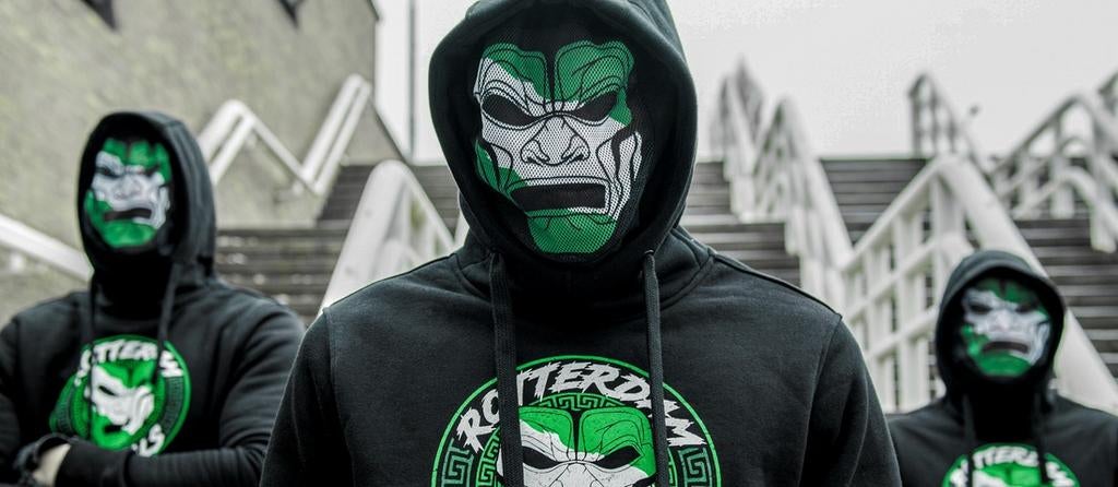 Rotterdam Radicals Trui Maat M - Uitverkocht in de winkel, Kleding | Heren, Truien en Vesten, Maat 48/50 (M), Zwart, Ophalen of Verzenden