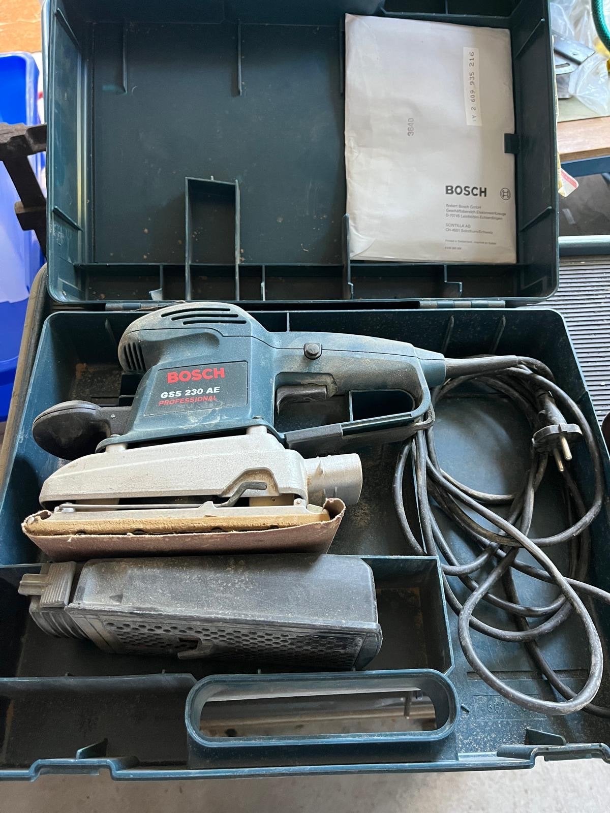Bosch GSS 230 AE Vlakschuurmachine met Koffer, Ophalen, Gebruikt, Vlakschuurmachine